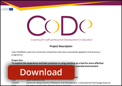 CoDe Project Description