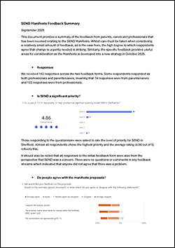 SEND Manifesto Feedback Cover